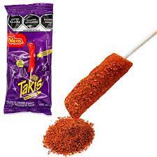 Tira de paletas Takis, presentación de 12 unidades