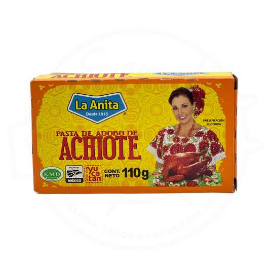 Pasta de adobo de achiote, La Anita, presentación de 110 g