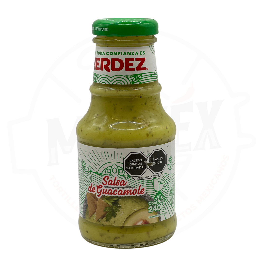 Salsa de guacamole, Herdez, presentación 240 ml