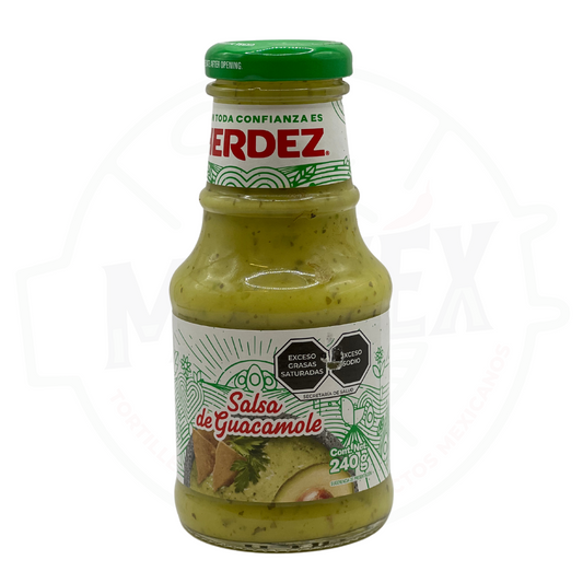 Salsa de guacamole, Herdez, presentación 240 ml