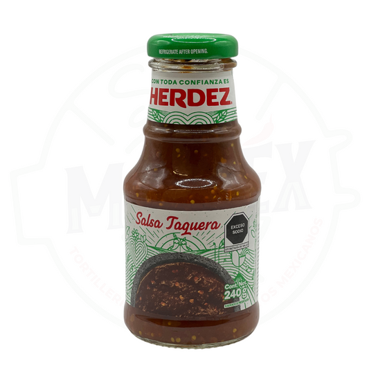 Salsa taquera, Herdez, presentación 240 ml