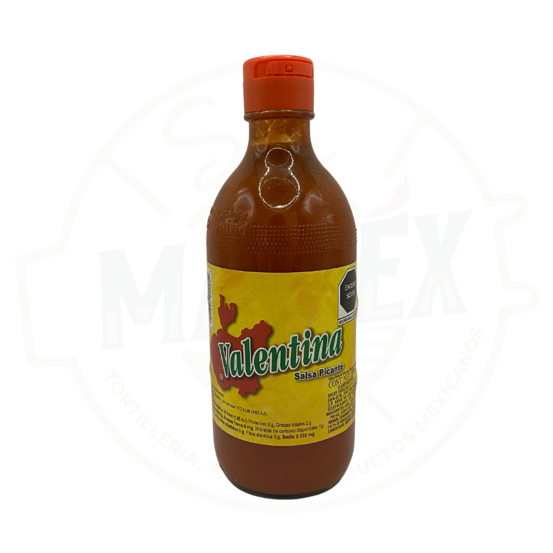 Salsa picante Valentina amarilla, presentación 370 ml