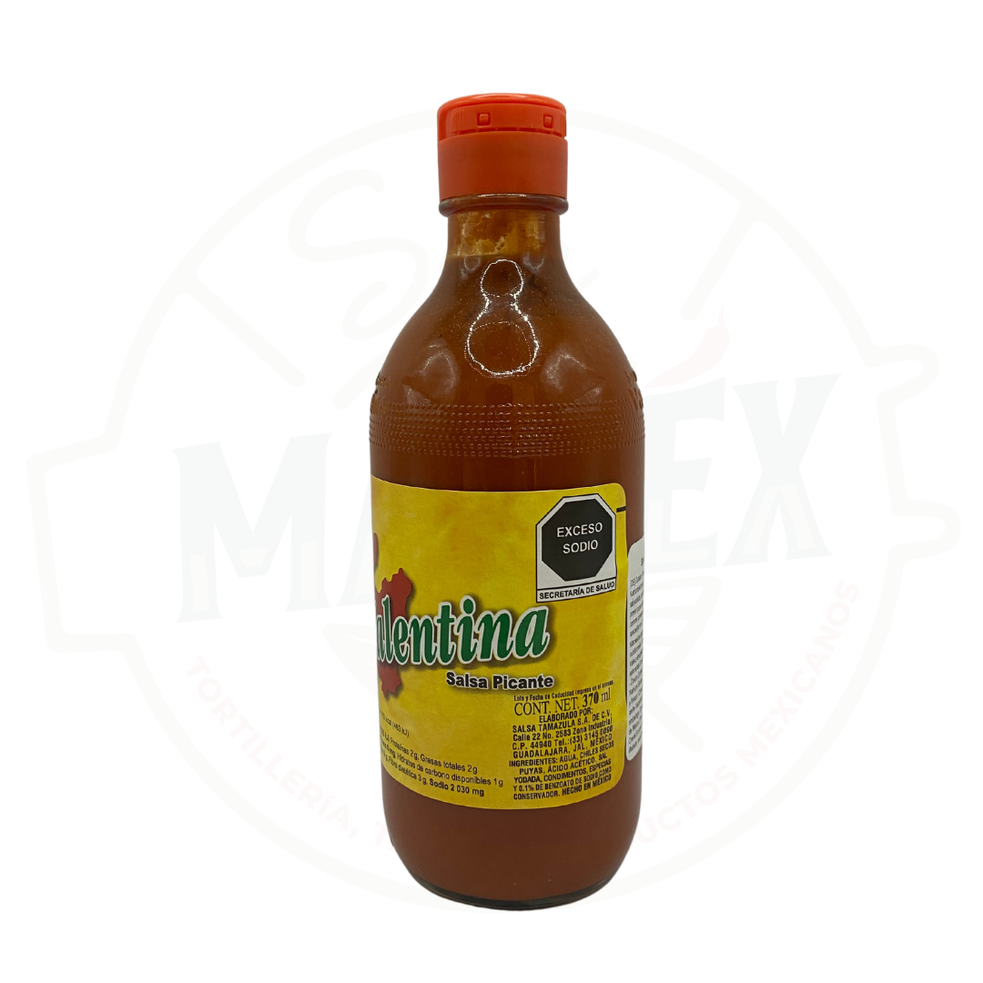 Salsa picante Valentina amarilla, presentación 370 ml