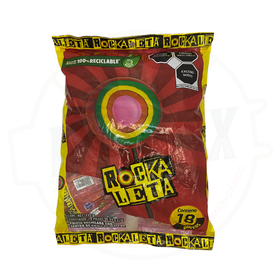 Paleta Rockaleta original, paquete de 18 unidades