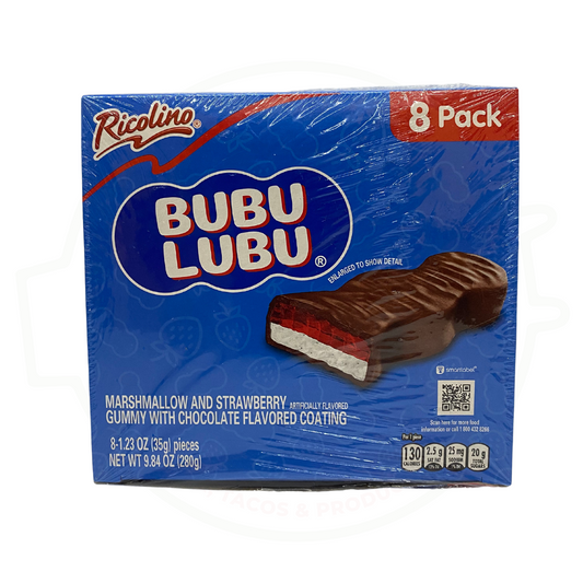 Bubulubu original, presentación de 8 unidades
