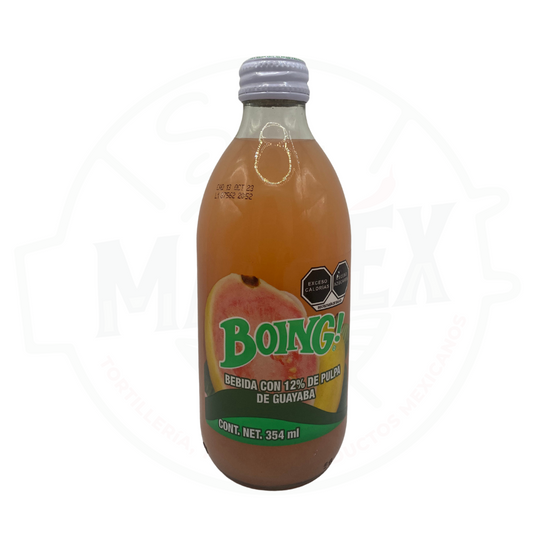 Boing 354 ml sabor guayaba (botellín de vidrio)